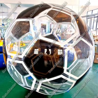 Аттракцион Водный шар ПВХ «Футбольный мяч» 2*2*2 м