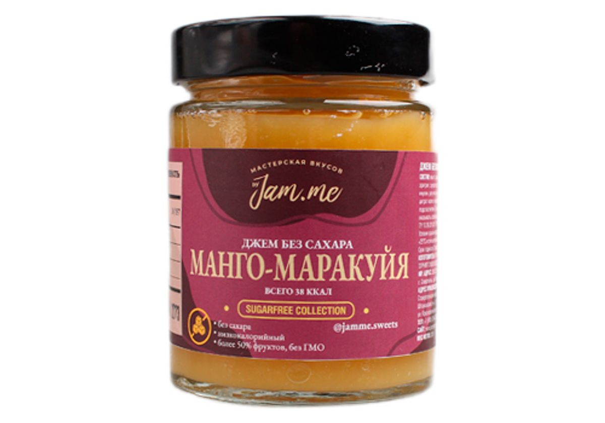 Джем манго-маракуйя By Jam.Me без сахара, 230г