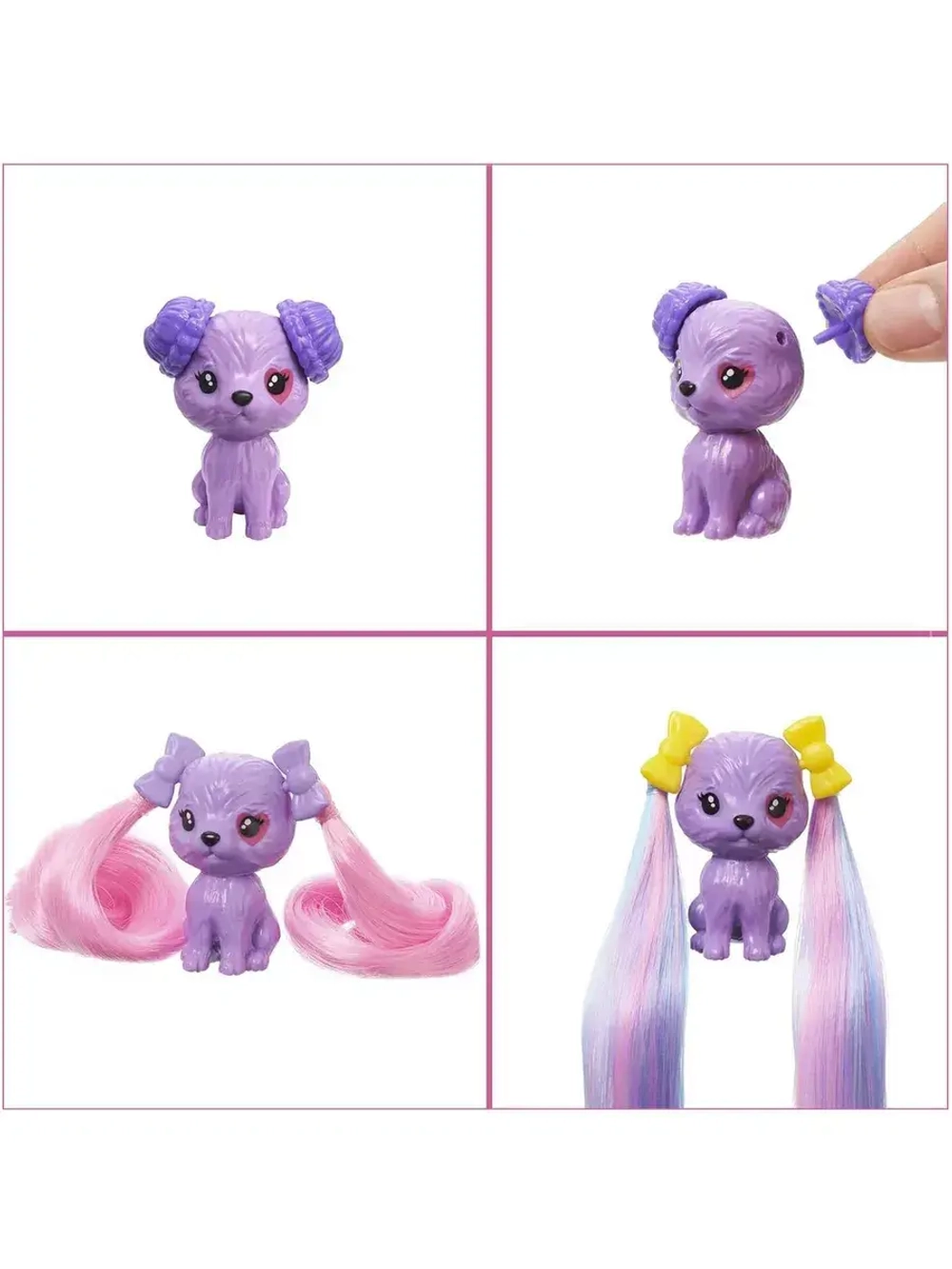 Кукла Барби Color Reveal Glitter Сменные прически HBG39