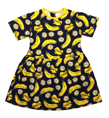 Платье 7072/17 т.синее, бананы