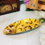 Заколка автомат «Коллекция Монталь-Питон», овал, микс 6 цветов, 10*2,5см (Кокетка)