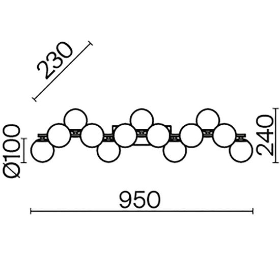 Настенный светильник (бра) Maytoni MOD547WL-13B
