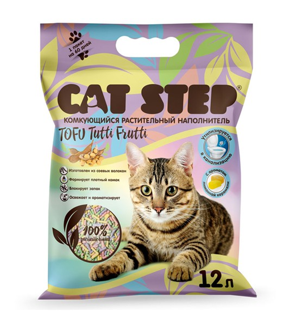 Cat Step Тофу Тутти Фрутти, 12л.