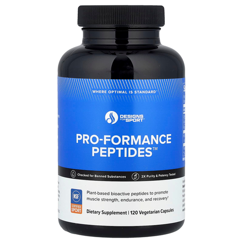 Designs For Health, Designs For Sport®, Pro-Formance Peptides ™, 120 вегетарианских капсул