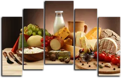 Модульная картина " Продуктовое изобилие"