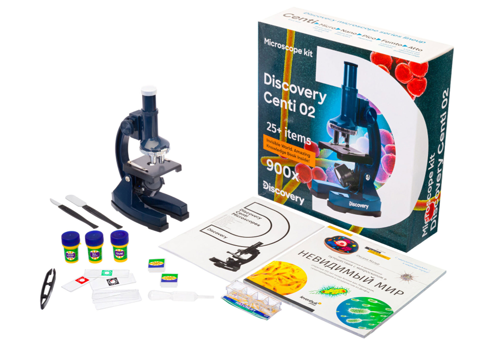Микроскоп Discovery Centi 02 с книгой - фото 15