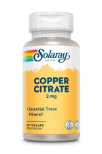 Copper Citrate 2мг 60 капсул Solaray