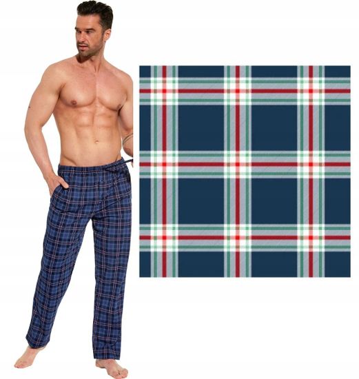 Брюки домашние мужские в клетку Cornette 691/39