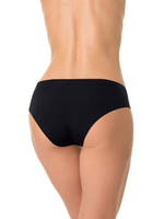 Женские трусики-слипы с лазерной обработкой краев (Размер: M) (Цвет: черный)