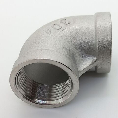 Отвод резьбовой вр/вр нержавеющий, AISI304 DN15 (1/2"), (CF8), PN16