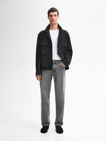 Massimo Dutti Джинсы свободного кроя, серый
