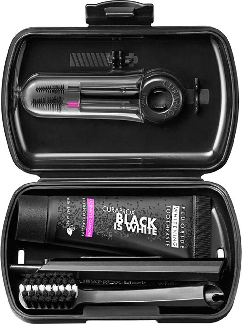 Curaprox Travel Set Дорожный набор черный