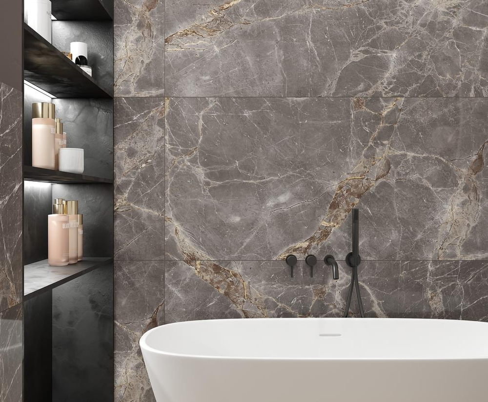 Laparet Nebula Grey Полированный 80x80