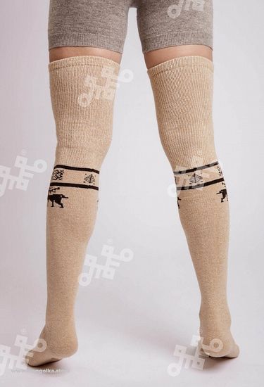 Чулки из  монгольской шерсти
