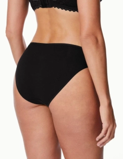 M&S Набор из 5 бесшовных трусиков, черный