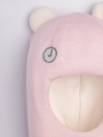 Шлем зимний вязаный (Розовый жемчуг) МИО