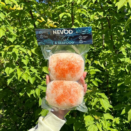 Кальмар фаршир. семгой и креветками, с/м, Россия