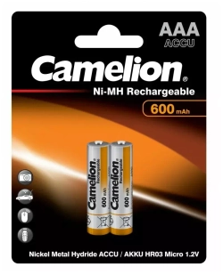 Аккумулятор AAA 600-мА·ч Camelion (Цена за блистер 2 штуки)