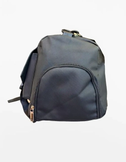 Сумка спортивная QOZA, черная, 23 л., накладные карманы