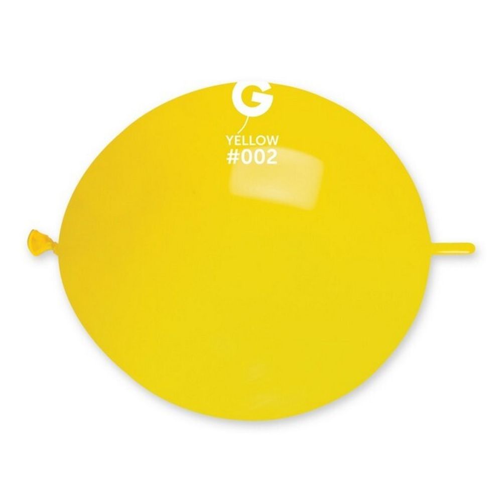 Шары Link-O-Loon Gemar, цвет 002 пастель, жёлтый, 100 шт. размер 12&quot;