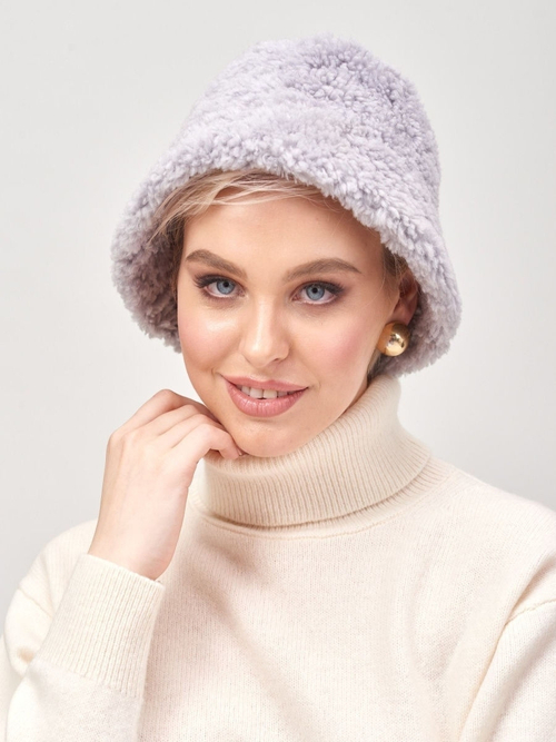 Премиальная Панама теплая из шерсти мериноса, серая, SilverFox