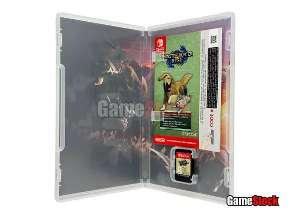 Monster Hunter Rise (Nintendo Switch, Русские субтитры, Б/У)