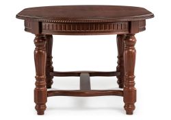 Деревянный стол Шеелит 160(200)х110х75 орех миланский