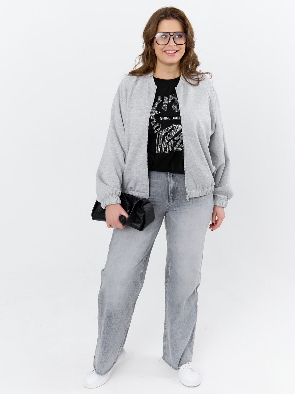 Бомбер Нео-1 Виотекс СЕРЫЙ МЕЛАНЖ