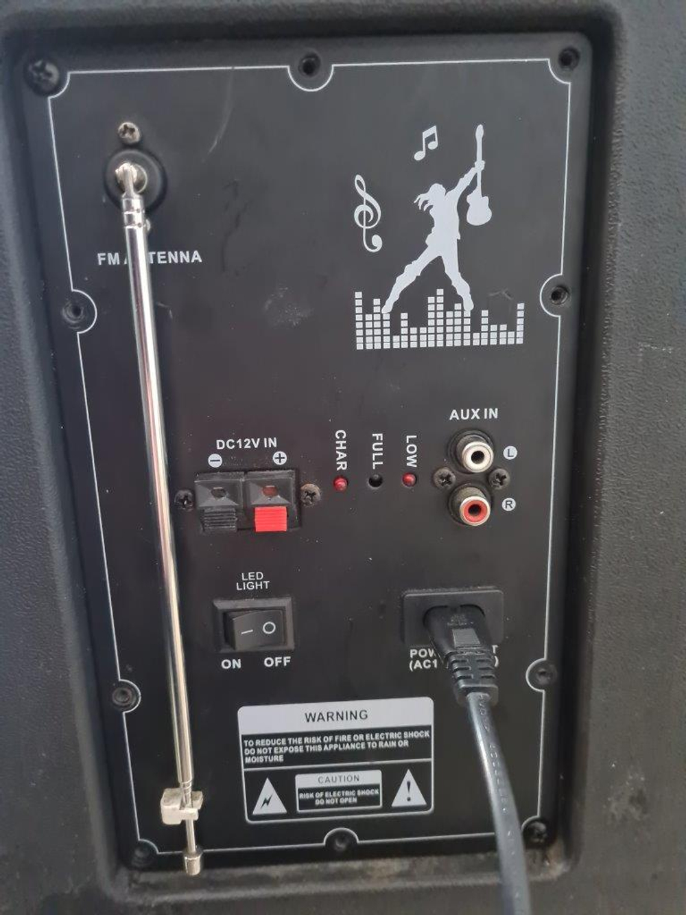 Ремонт аккумулятора переносной колонки MR-1010M