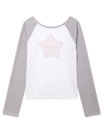 Женский Лонгслив Stripe Raglan