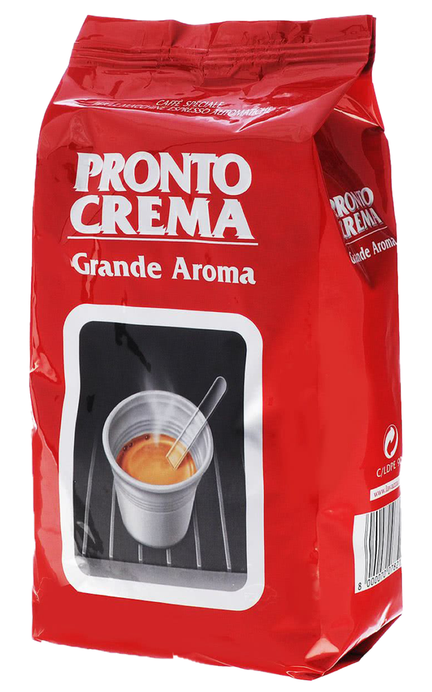 Кофе в зернах Lavazza Pronto Crema, 1 кг, 2 шт