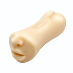 Двусторонний мастурбатор Gemini - ротик и вагина (Цвет: телесный)