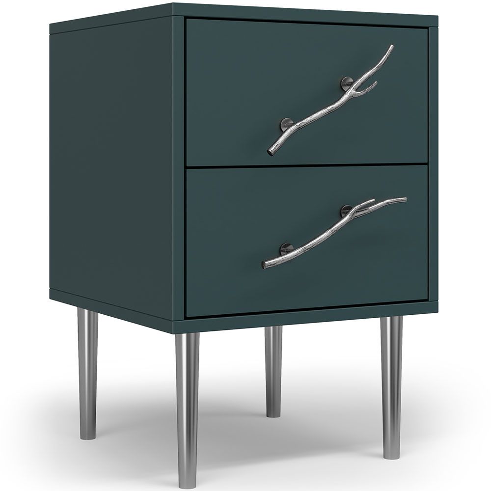 Тумба Арт Колор matte Стайл Сильвер Зеленый бирюзовый матовый