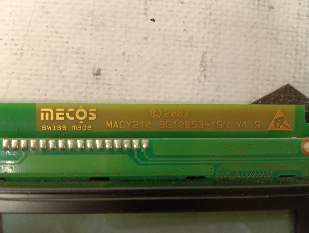 Mecos  Плата BG10053-19N б/у