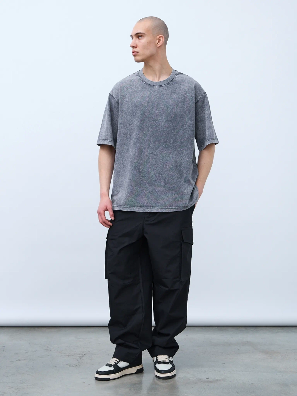 Футболка (серый) Garment dyed 230 г