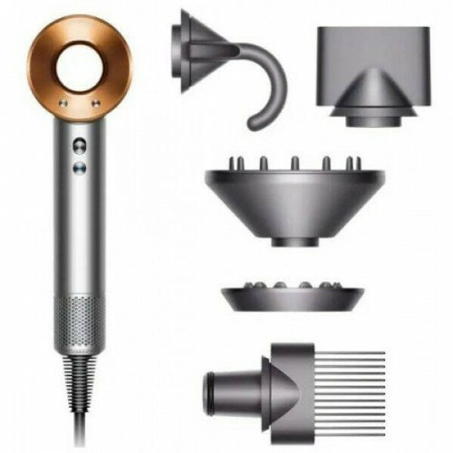 Фен Dyson Supersonic HD07 (Re-order 389922-01), (никель/медь), EU