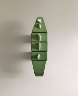 ZARA HOME ДЕРЕВЯННАЯ ИГРУШКА-ГОЛОВОЛОМКА «КРОКОДИЛ» ДЛЯ ДЕТЕЙ, ЗЕЛЕНЫЙ