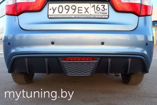 Диффузор заднего бампера со стопом для Kia Rio III