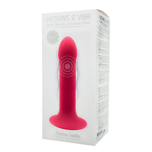 Вибратор Adrien Lastic Hitsens 2 с вибрацией и присоской, 17,2 см