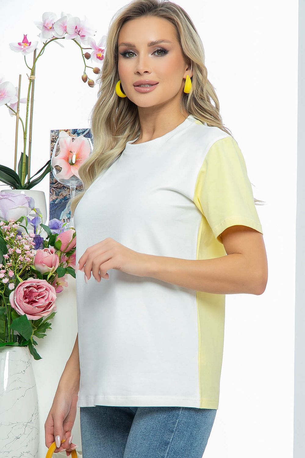Футболка "Дарина" (желтая) Б5597 LT Collection