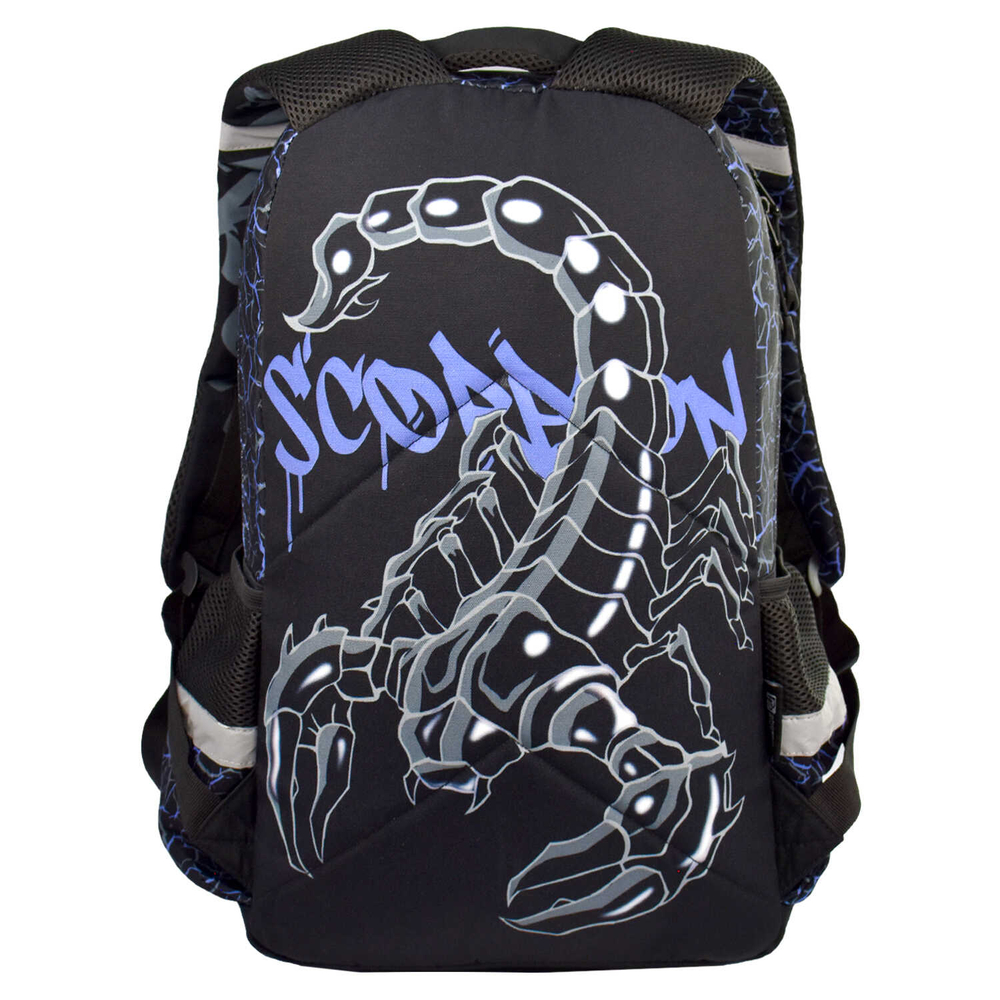 Рюкзак школьный, Феникс+, 31х44х16 см, полиэстер, высокая печать, сублимационная печать, 1 отделение (-я)