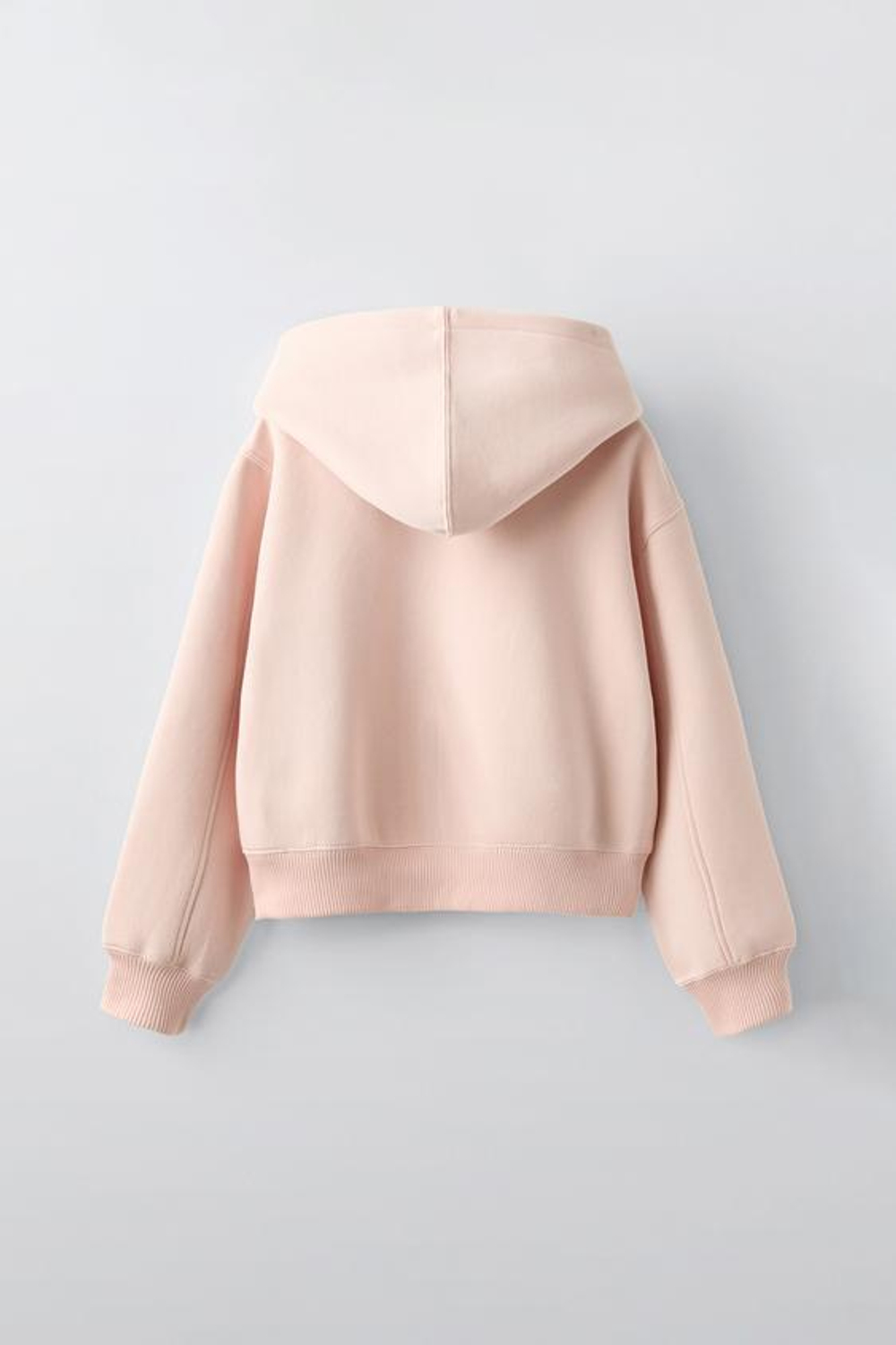 ZARA ТОЛСТОВКА С НАДПИСЬЮ, РОЗОВЫЙ