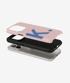 Чехол LETTERS для iPhone | Розовый