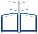 Суперструктура двухсторонняя Levin ARTICA 200