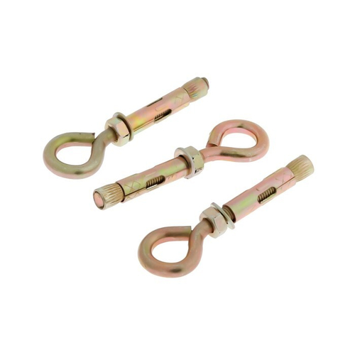 АНКЕРНЫЙ БОЛТ С КОЛЬЦОМ СТРОЙБАТ  8X45 (ЦИНК 3 ШТ)