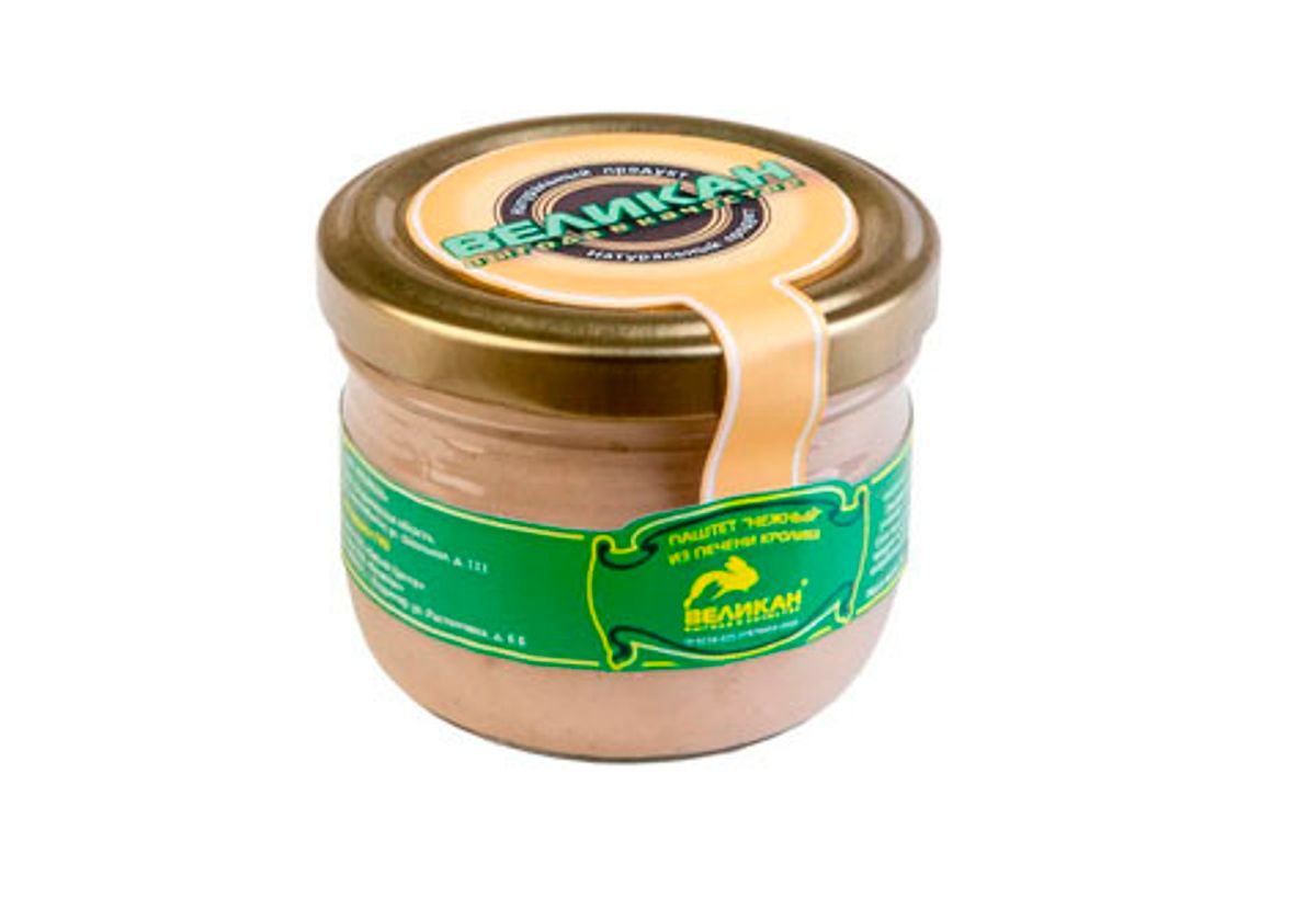 Паштет из кролика печеночный, 90г