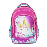 Ранец школьный Гармония 40*28*18см, анатом. спинкой, 1 отдел, 2 кармана, 2 боковых кармана "Единоро