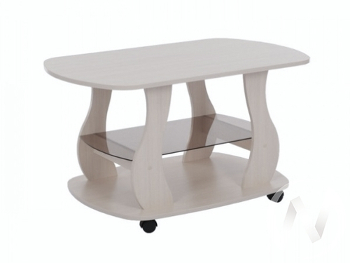 Стол журнальный БАРОН (дуб крафт белый)