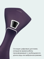 Отпариватель ручной Centek-2392 ,фиолет, 2200Вт., 40г/мин.,керам., цифров. дисплей