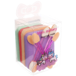 Набор для макияжа 6 аппликаторов и 4 спонжа»ЭФФЕКТО», тропики, микс два цвета, 6,2*6,2*4,2см